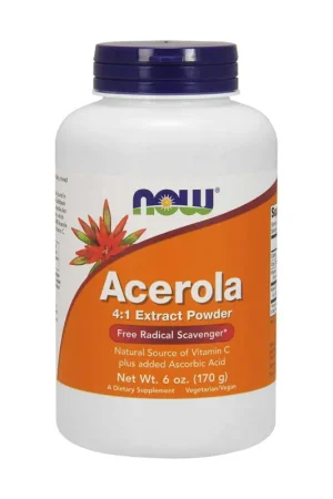 Instant Buy Acerola 4 1 Extract Powder 170 g of powder NOW Foods