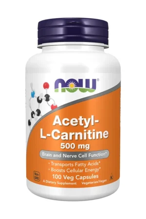 Acetyl L-carnitine 100 vegetable capsules NOW Foods Discount