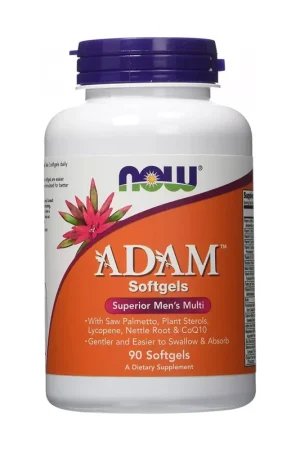Adam - Male (with Saw Palmetto, Plant Sterols, Lycopene, Nettle Root, and CoQ10) 90 softgels NOW Foods Buy Direct