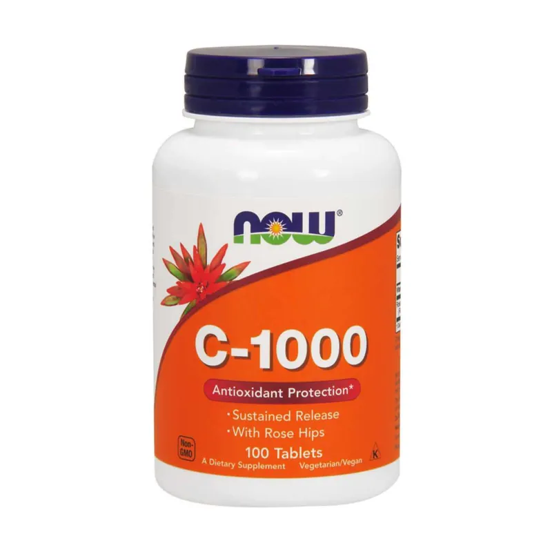 C-1000 - vitamin c with rosehip (antioxidant protection) 250 tablets NOW Foods Buy Today