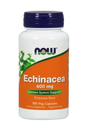 Mega Sale Echinacea purpurea root 400mg 100 vegetable capsules NOW Foods
