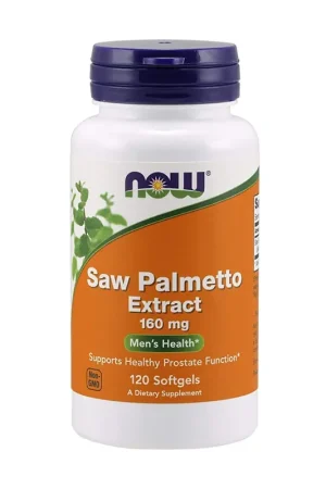 Saw Palmetto 120 softgels NOW Foods Last Chance