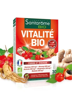 Price Cut Organic Vitality 30 vegetable capsules Santarome