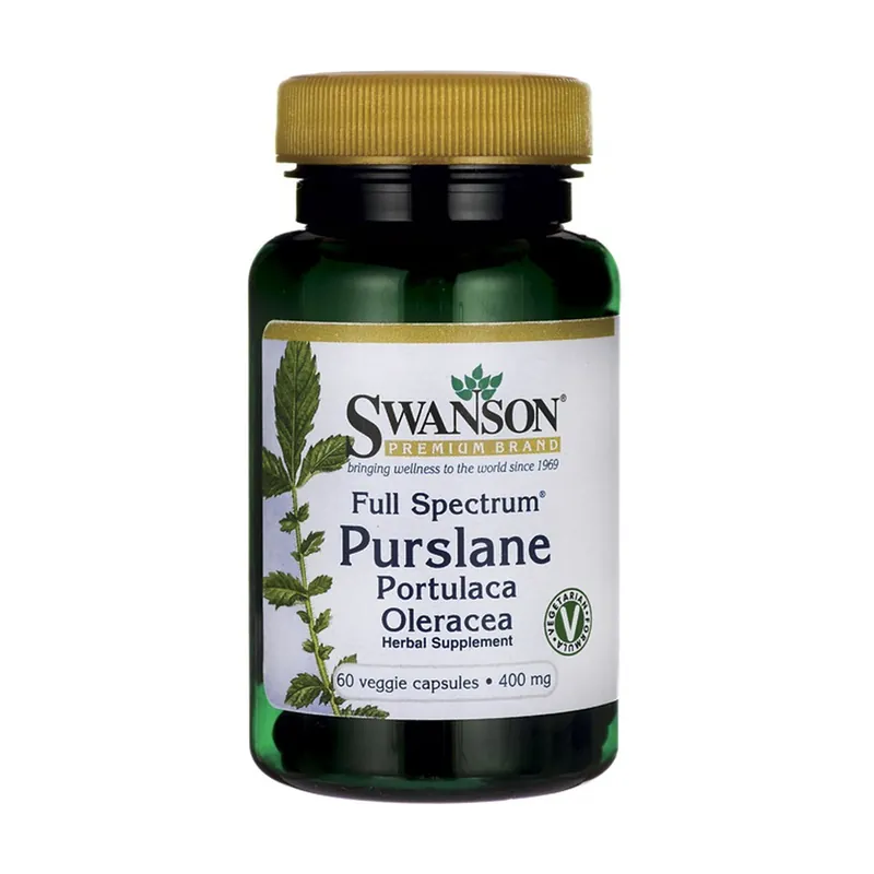 Full Spectrum Purslane 400 mg 60 vegetable capsules Swanson Seasonal Sale