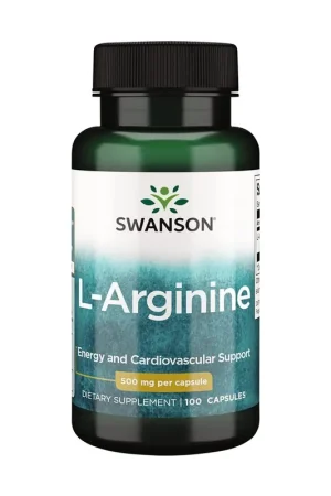 L-Arginine 500 mg 100 capsules Swanson Special Offer