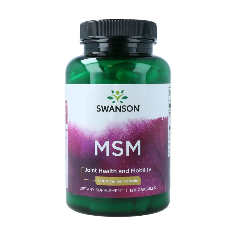 Must Have Msm 1000 mg joint health and mobility 120 capsules Swanson
