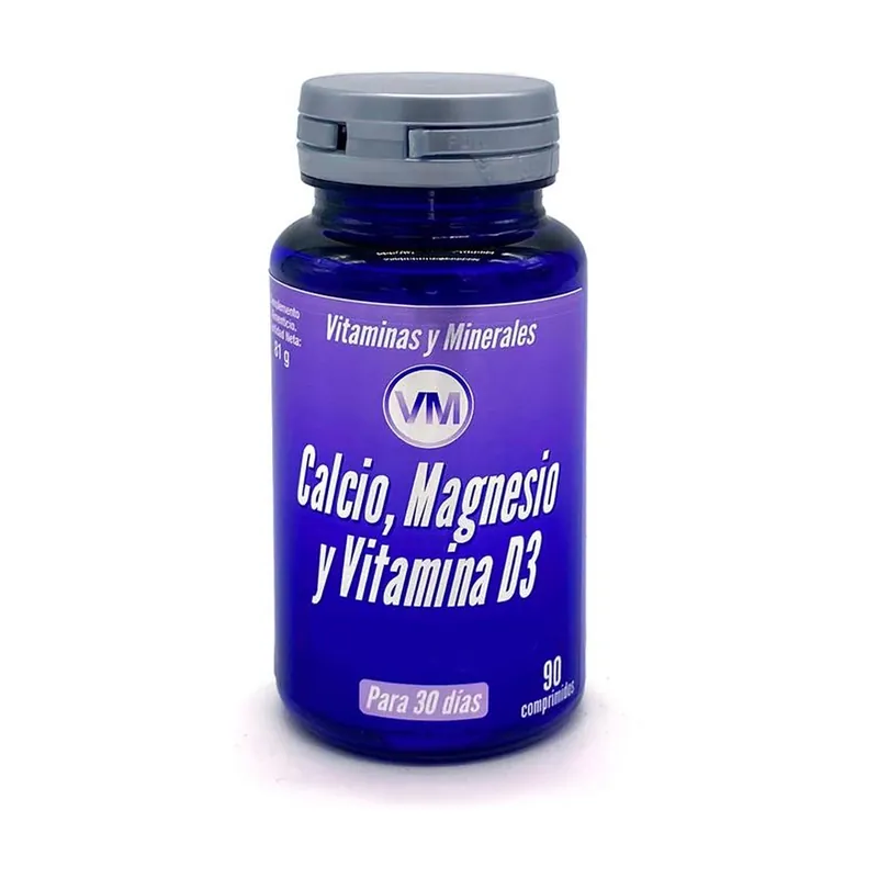 Calcium, Magnesium and Vitamin D3 + Organic Silicon 90 tablets Ynsadiet Free Returns
