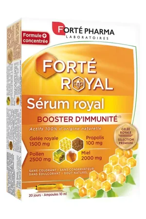 Royal Immunity Booster Serum 20 ampoules of 10ml Forté Pharma Premium