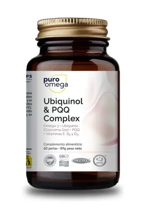 Ubiquinol & pqq complex 60 softgels Puro Omega Free Returns