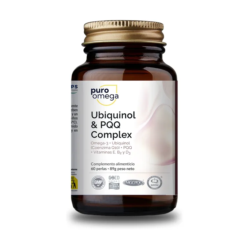 Ubiquinol & pqq complex 60 softgels Puro Omega Free Returns