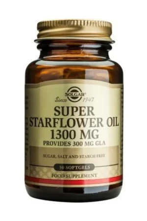 Super starflower oil 1300mg (before Super Gla 300 mg) 30 capsules Solgar Deal