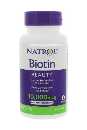Bargain Biotin, 10 000mcg 100 tablets Natrol