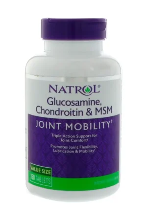 Glucosamine Chondroitin MSM 150 tablets Natrol Crafted