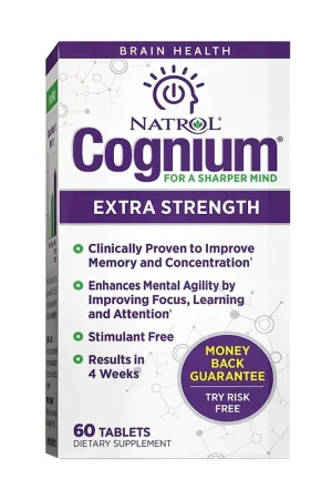 Clearance Cognium For Sharped Mind, 200mg 60 tablets Natrol