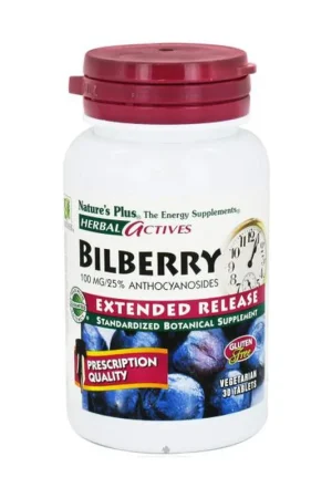Blueberry (Bilberry) 30 tablets Natures Plus Authentic