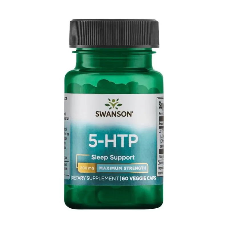 Best Price 5-HTP, 200mg Maximum Strength 60 vegetable capsules Swanson
