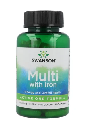 Active One Multivitamin with Iron 90 capsules Swanson New Release
