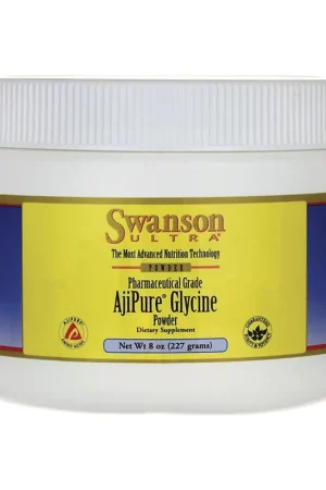 AjiPure Glycine, Powder 227 g Swanson Top Rated