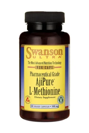 AjiPure L-Methionine, 500mg 60 vegetable capsules Swanson In Demand