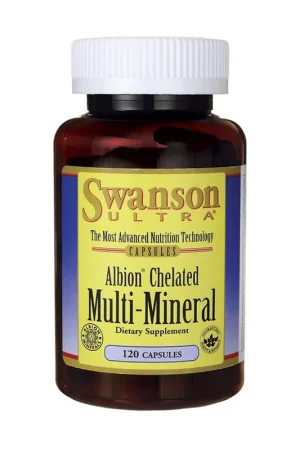 Albion Chelated Multi-Mineral 120 capsules Swanson Express Delivery