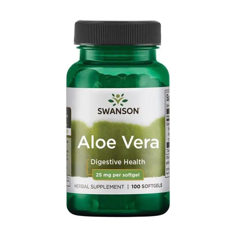 Aloe Vera, 25mg 100 softgels Swanson Big Sale