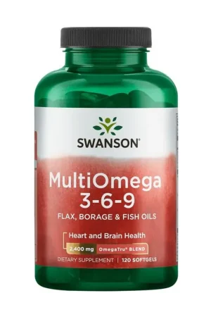 While Supplies Last MultiOmega 3-6-9- Flax & Borage & Fish Oils 120 softgels Swanson
