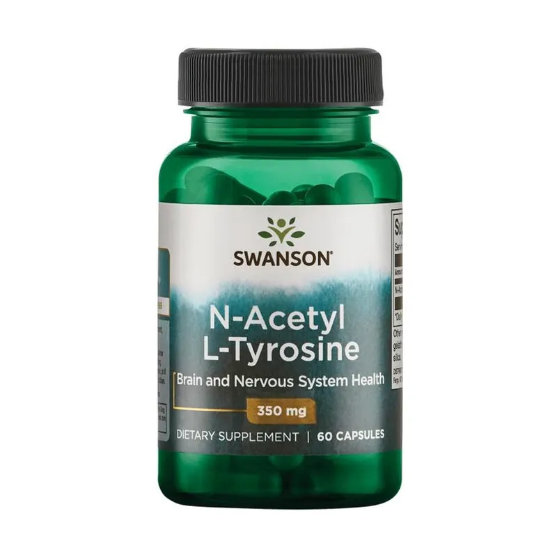 Affordable N-Acetyl L-Tyrosine, 350mg 60 capsules Swanson