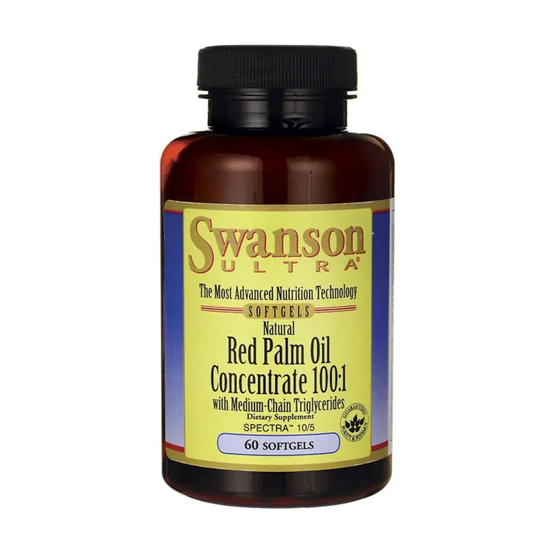 Red Palm Oil Concentrate 100 1 60 softgels Swanson Limited Time