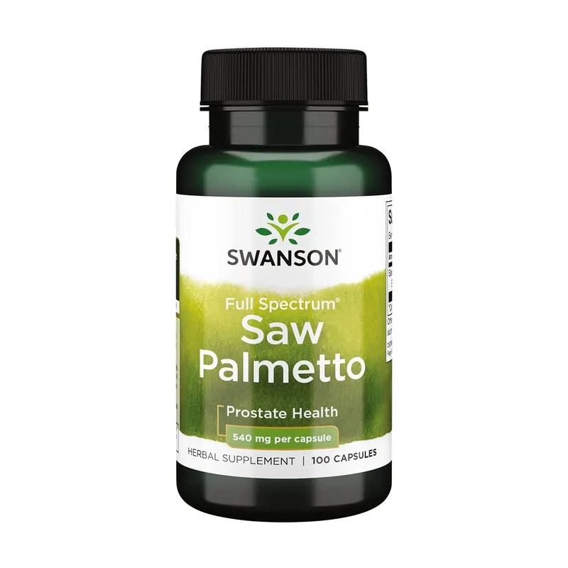 Saw Palmetto, 540mg 100 capsules Swanson Same Day Shipping