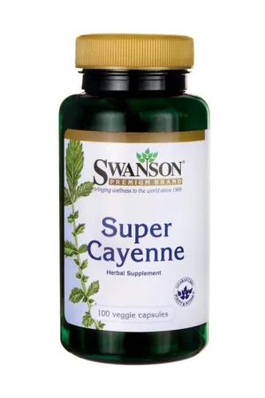 Popular Super Cayenne 100 vegetable capsules Swanson