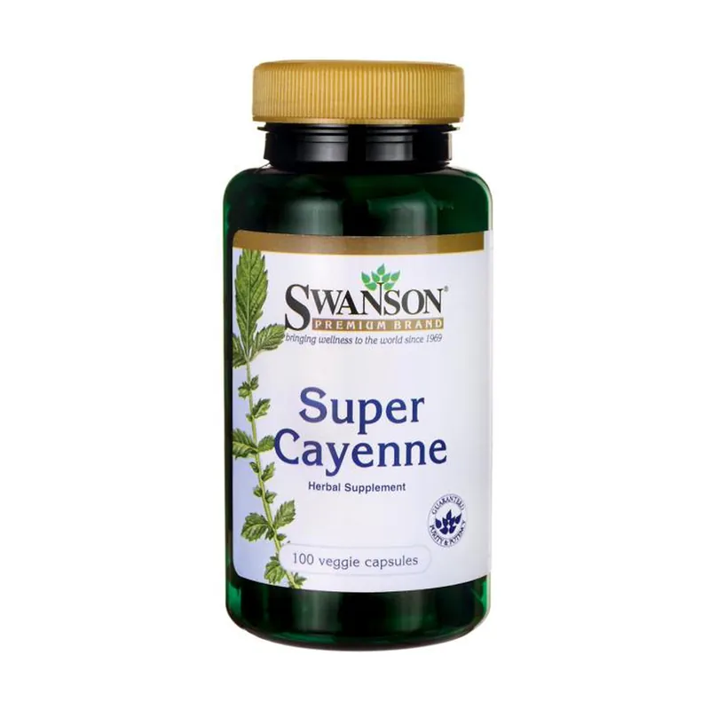 Popular Super Cayenne 100 vegetable capsules Swanson