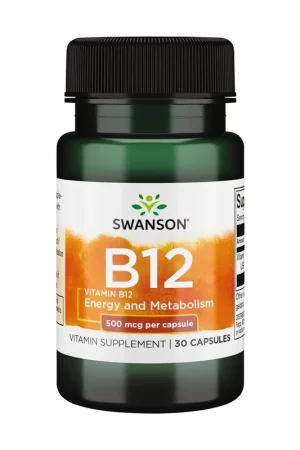 Affordable Vitamin B-12, 500mcg 30 capsules Swanson