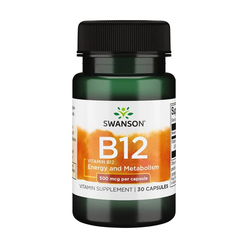 Affordable Vitamin B-12, 500mcg 30 capsules Swanson
