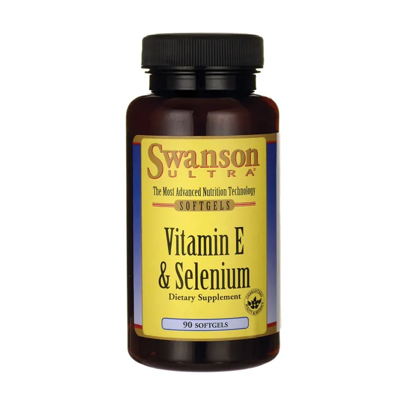 Vitamin E & Selenium 90 softgels Swanson Top Rated