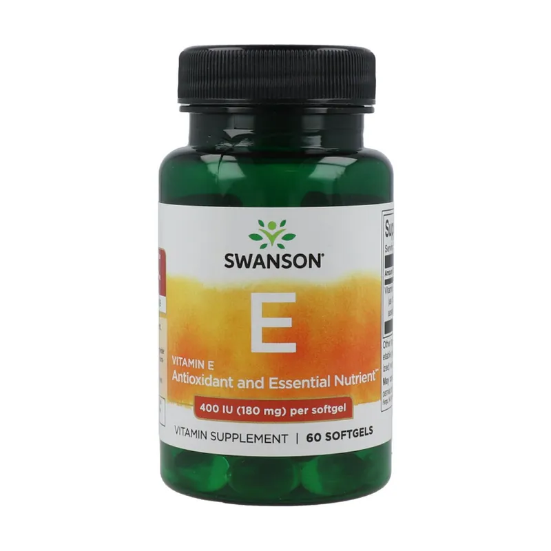 Vitamin E, 400 IU 60 softgels Swanson Same Day Shipping