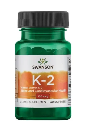 Vitamin K-2- Natural, 100mcg 30 softgels Swanson Don't Miss Out