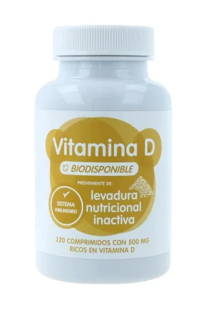 Fresh Stock Vitamin D bioavailable inactive nutritional yeast 60 capsules of 500mg Energy Feelings