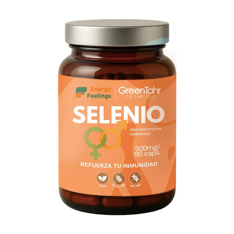 Selenium (saccharomyces cerevisiae) 90 capsules of 500mg Energy Feelings Buy Online