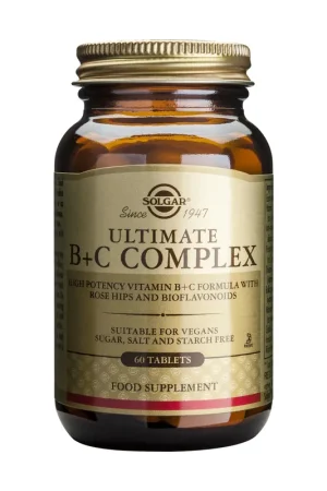 Ultimate B+C Complex 60 tablets Solgar Flash Sale