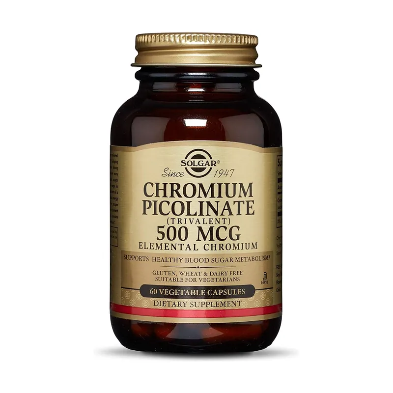 Deal Chromium Picolinate 500 µg Vegetable 60 capsules Solgar