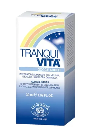 Tranquivita Adult Drops 30 ml Bottega di Lungavita Certified