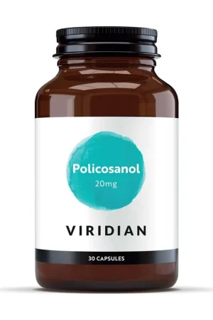 Policosanol 20mg 30 vegetable capsules Viridian Grab Now