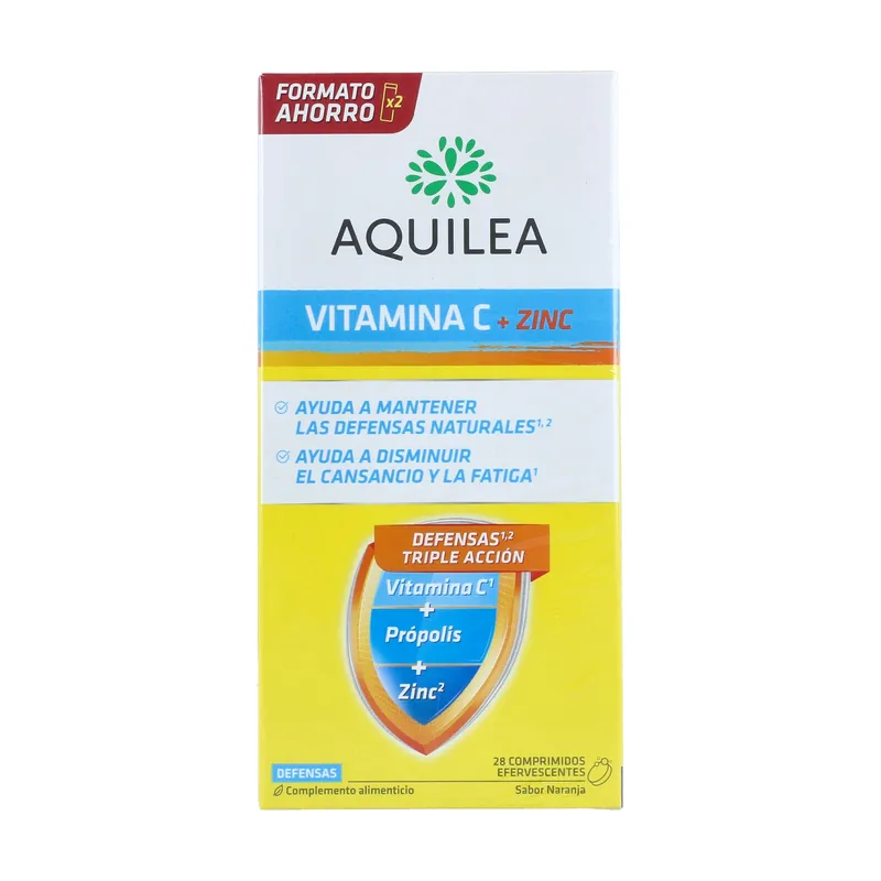 Aquilea Vitamin C + Zinc (Savings Format) 28 effervescent tablets Aquilea Markdown