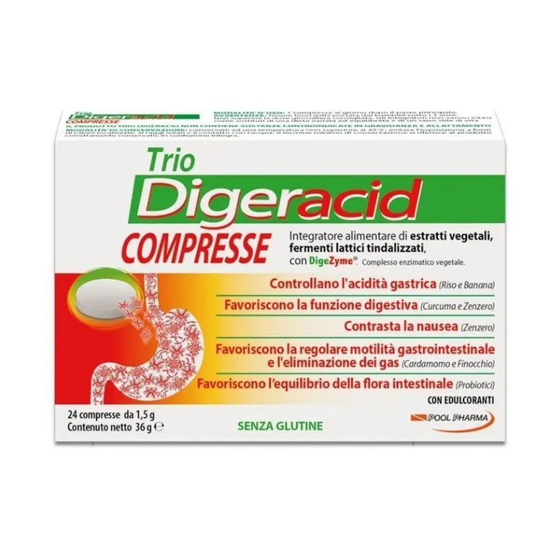 Trio Digeracid 24 tablets Pool Pharma Brand New