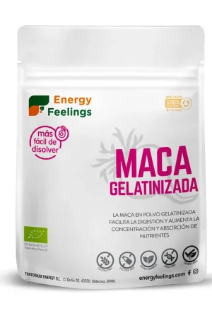 Gelatinized Maca Powder Eco 200 g of powder Energy Feelings Certified