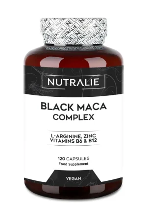 Andean black maca complex 24,000mg+B6+B12 120 vegetable capsules Nutralie Crafted