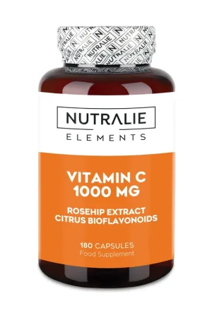 Vitamin C 1000 mg dog rose 180 capsules Nutralie Hassle-Free Returns