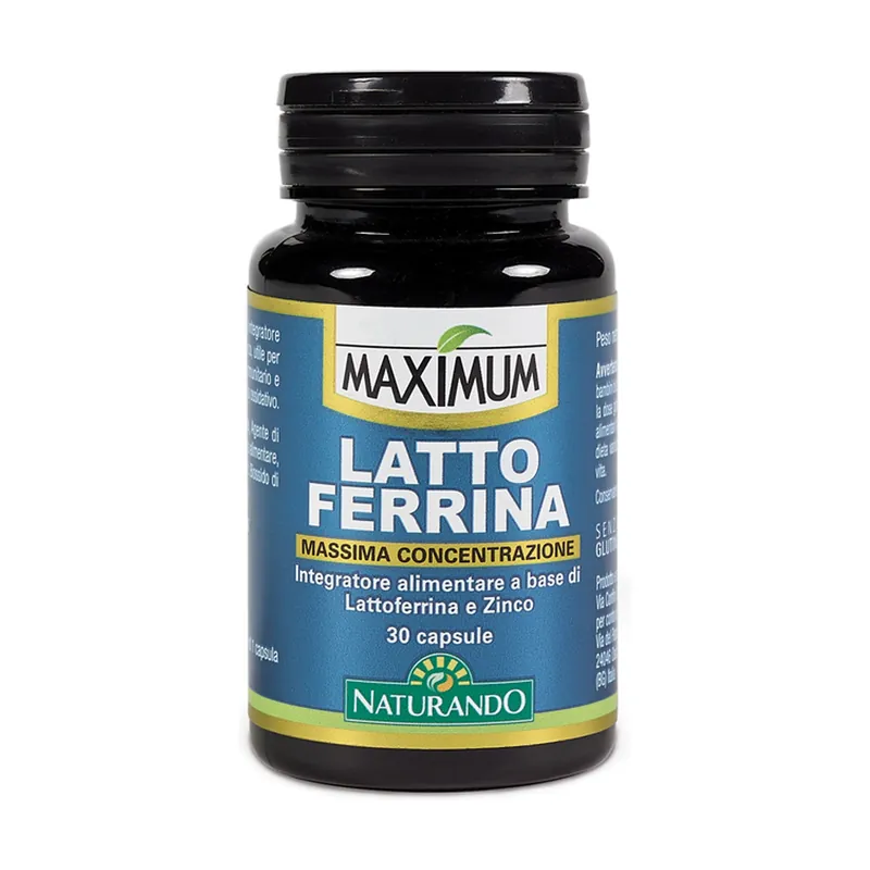 Last Chance Lattoferrin 200 mg defenses and antioxidant 30 capsules Naturando