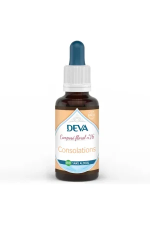 16 - Consolations - alcohol free 30 ml of floral elixir Deva Exclusive Offer
