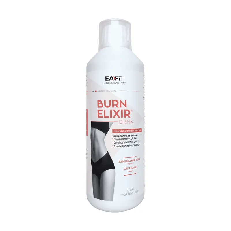 Burn Elixir Drink - spicy green tea 500 ml EAFIT Same Day Shipping